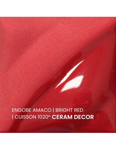 Engobe V387 Bright red I AMACO