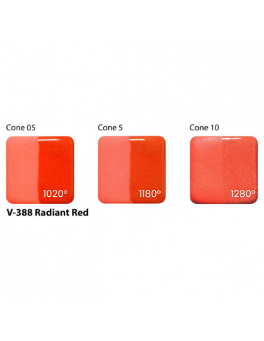 Engobe V388 Radiant red I AMACO