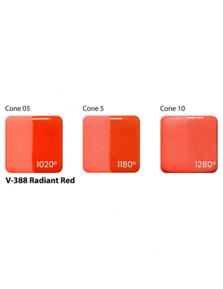 Engobe V388 Radiant red I AMACO