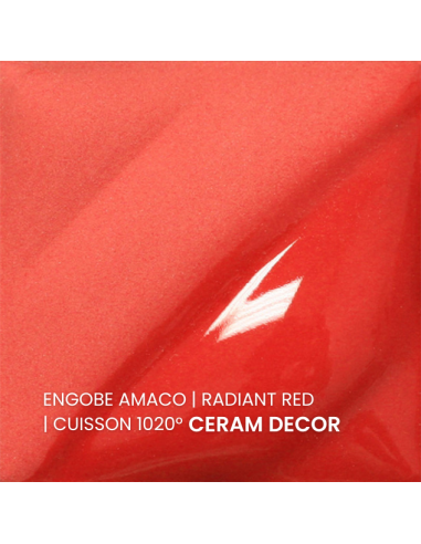 Engobe V388 Radiant red I AMACO