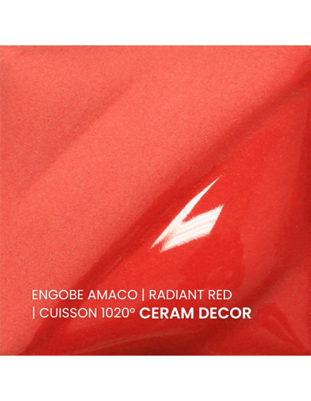 Engobe V388 Radiant red I AMACO