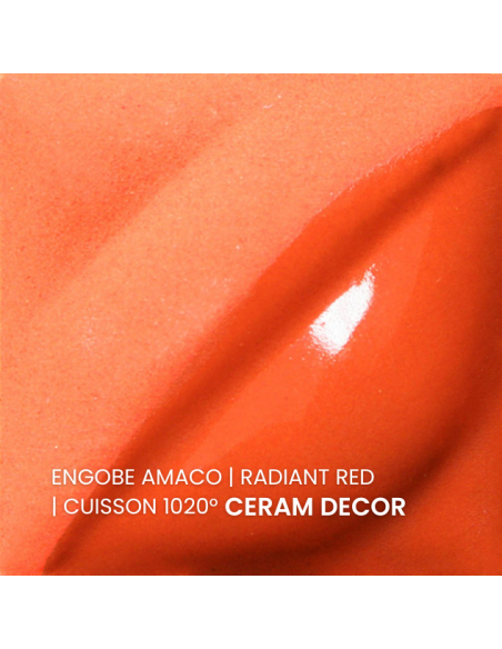 Engobe V389 Flame orange I AMACO