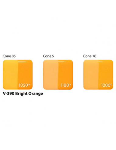 Engobe V390 Bright orange I AMACO