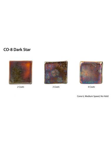 Émail grès à effet CO08 Dark star | AMACO