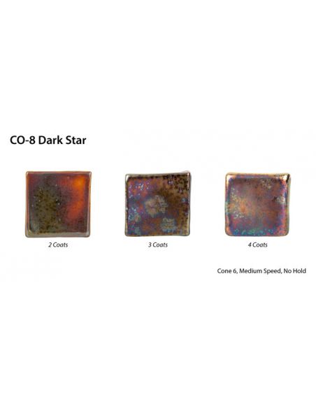 Émail grès à effet CO08 Dark star | AMACO