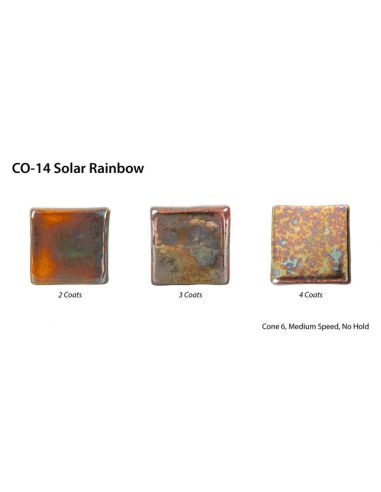 Émail grès à effet CO14 Solar rainbow | AMACO
