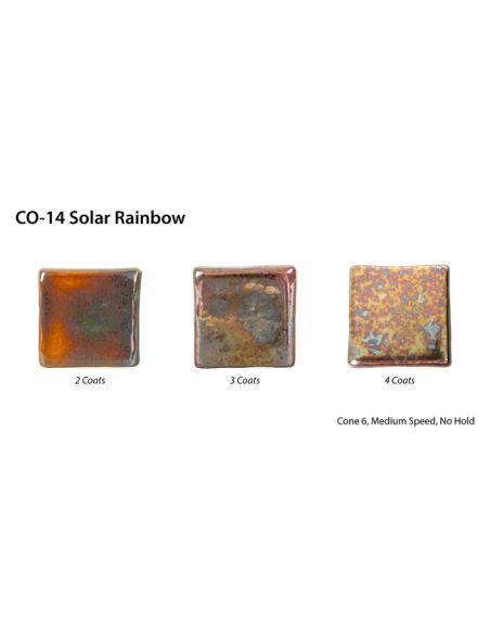 Émail grès à effet CO14 Solar rainbow | AMACO