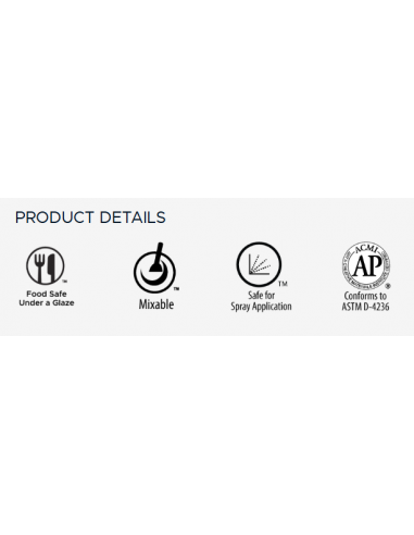 Engobe V387 Bright red I AMACO