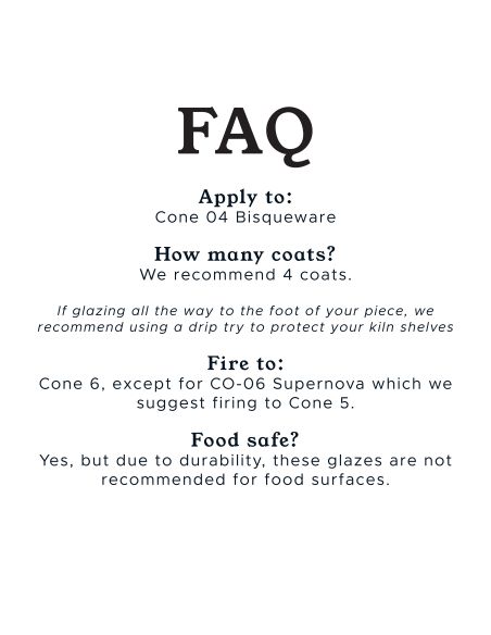 Émail grès à effet CO06 Supernova | AMACO