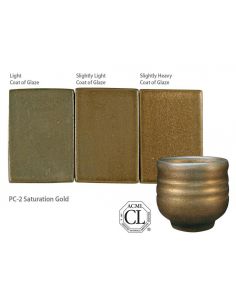 Émail grès PC-02 Saturation Gold | AMACO 2