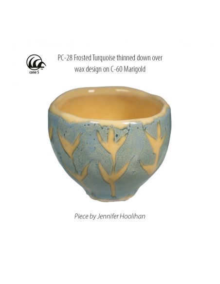 Émail grès PC-28 Frosted Turquoise | AMACO