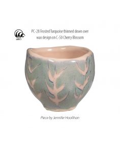 Émail grès PC-28 Frosted Turquoise | AMACO 2