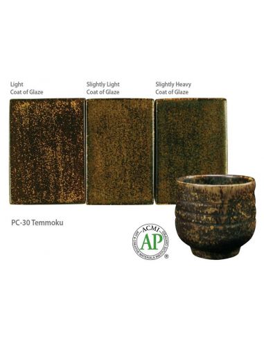 Émail grès PC-30 Temmoku | AMACO