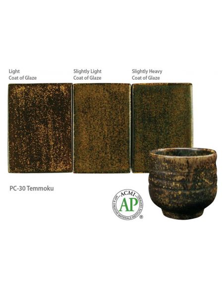 Émail grès PC-30 Temmoku | AMACO