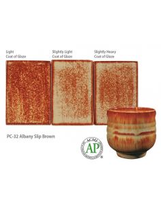 Émail grès PC-32 Albany slip brown | AMACO 2
