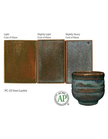 Émail grès PC-33 Iron lustre | AMACO
