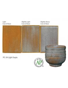 Émail grès PC-34 Light sépia | AMACO 2