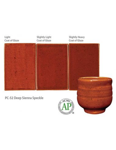 Émail grès PC-52 Deep sienna speckle | AMACO