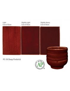 Émail grès PC-59 Deep firebrick | AMACO 2