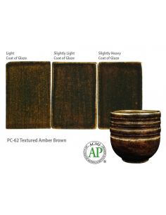 Émail grès PC-62 Textured Amber brown | AMACO 2