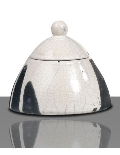 Email raku blanc craquelé CJ1095RS