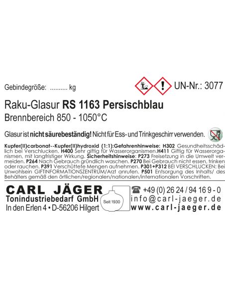 Email raku Bleu Persan I CJ1163RS
