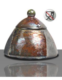 Email raku marron cuivré I CJ1167RS