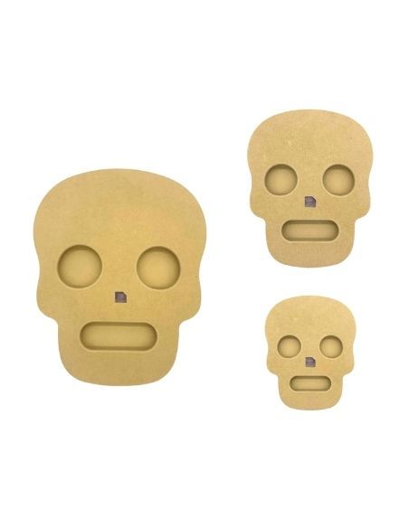 Moule d'estampage Crâne Dia los Muertos WALLIE I GR POTTERY FORMS