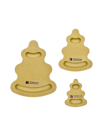 Moule d'estampage arbre de noel WALLIE I GR POTTERY FORMS