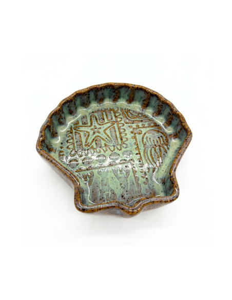 Moule d'estampage coquillage St-Jacques WALLIE I GR POTTERY FORMS