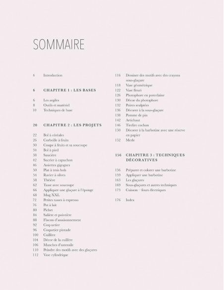 Livre "Pots pincés - 35 superbes projets en céramique à façonner à la main" de Jacqui Atkin