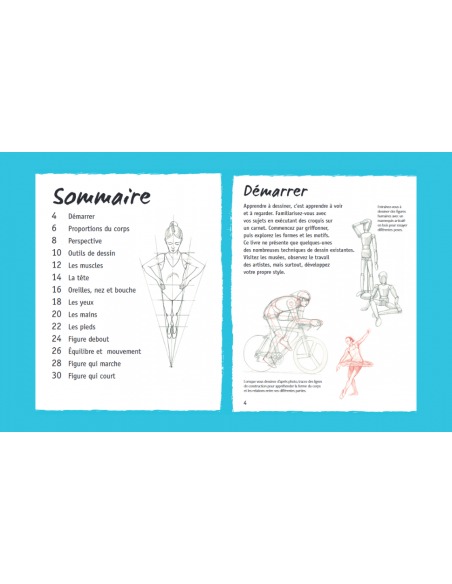 Livre "Dessiner le corps humain - Une méthode simple pour apprendre à dessiner" de Mark Bergin