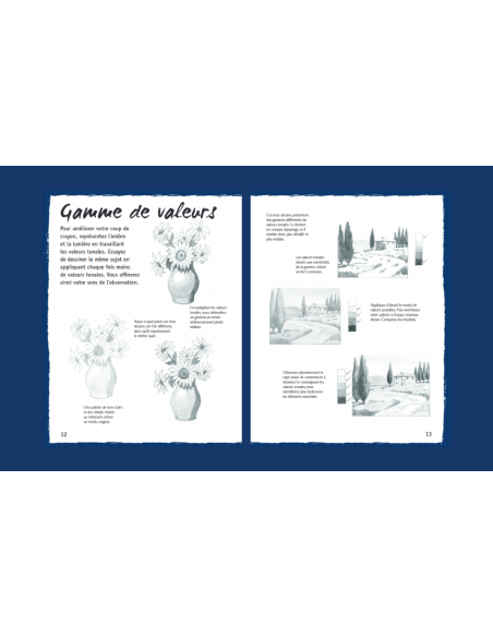 Livre "Dessiner l'ombre et la lumière - Une méthode simple pour apprendre à dessiner" de Mark Bergin