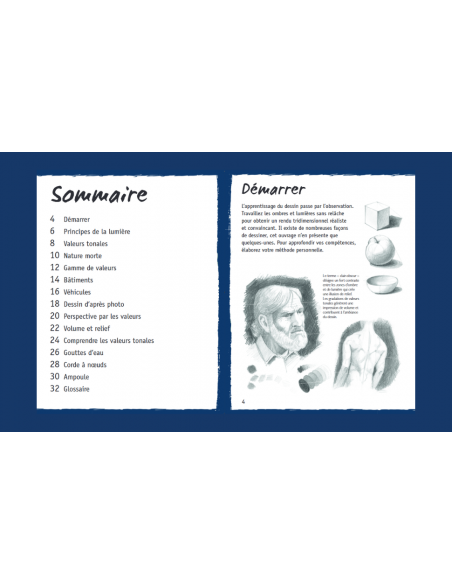 Livre "Dessiner l'ombre et la lumière - Une méthode simple pour apprendre à dessiner" de Mark Bergin