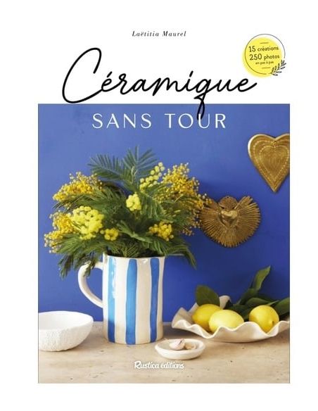 Livre "Céramique sans tour" de Laëtitia Maurel