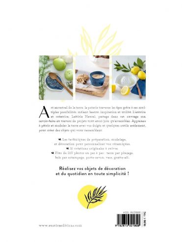 Livre "Céramique sans tour" de Laëtitia Maurel