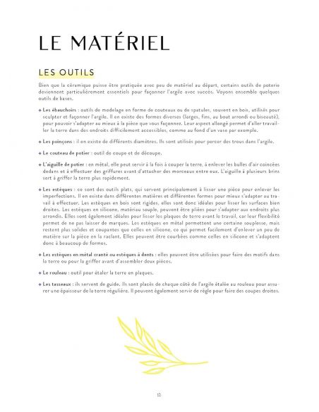 Livre "Céramique sans tour" de Laëtitia Maurel