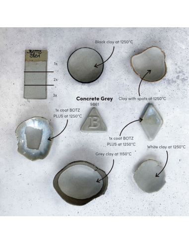 BO9861 Émail grès béton satiné | BOTZ