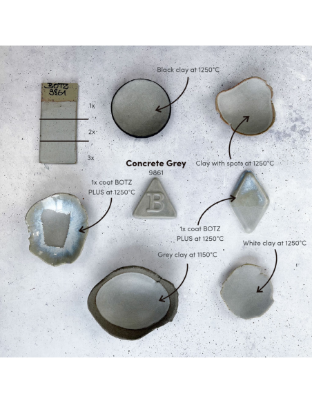 BO9861 Émail grès béton satiné | BOTZ