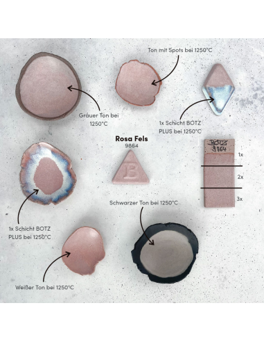 BO9864 Émail Grès Granit rose | BOTZ