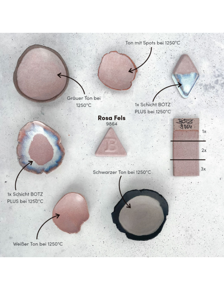 BO9864 Émail Grès Granit rose | BOTZ