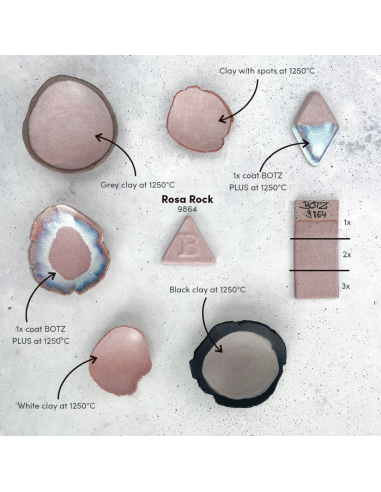 BO9864 Émail Grès Granit rose | BOTZ