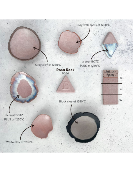 BO9864 Émail Grès Granit rose | BOTZ