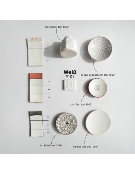 BO9101 Émail faïence blanc brillant | BOTZ