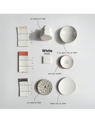 BO9101 Émail faïence blanc brillant | BOTZ