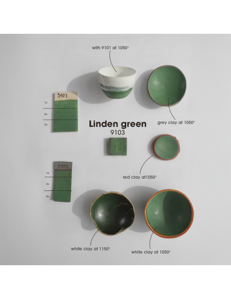 BO9103 Émail faïence vert tilleul mat | BOTZ