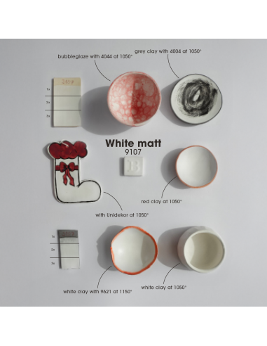 BO9107 Émail faïence  blanc mat | BOTZ