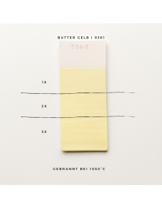 BO9361 Émail faïence jaune beurre brillant | BOTZ 2