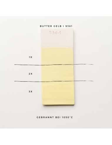 BO9361 Émail faïence jaune beurre brillant | BOTZ