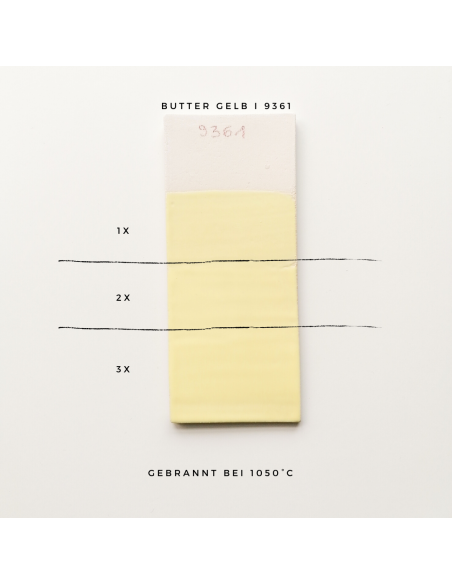 BO9361 Émail faïence jaune beurre brillant | BOTZ